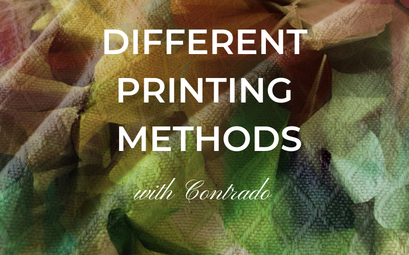 different printing methods with contrado