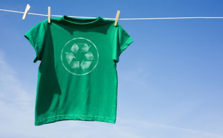 T-shirt on washing line