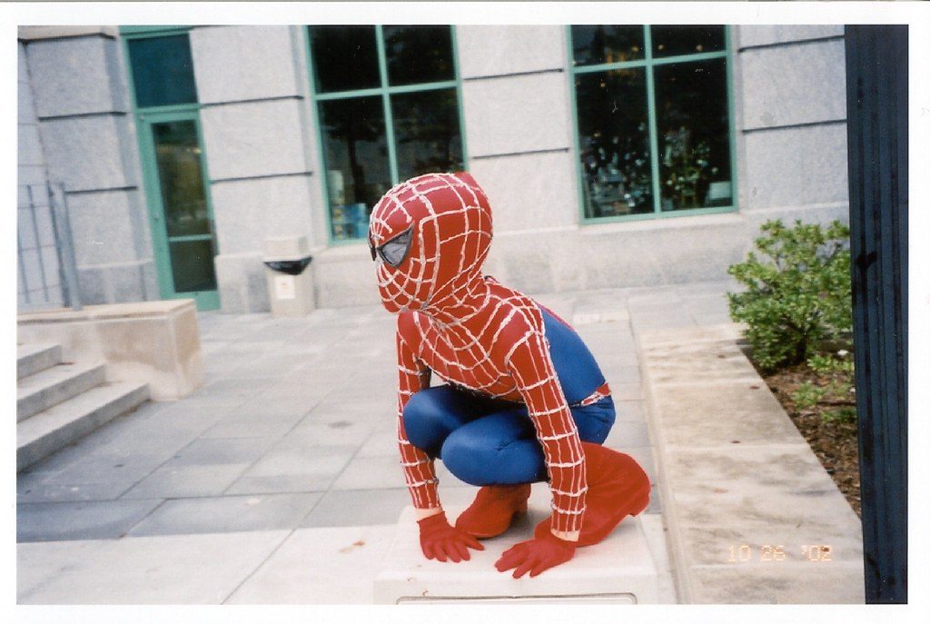 scuba spiderman cosplay