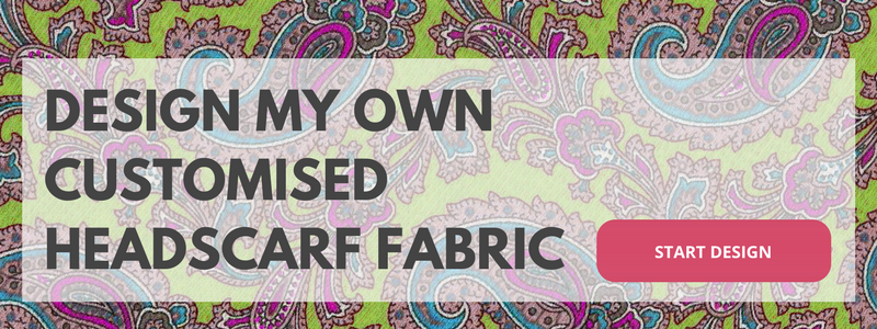 design my own customised headscarf fabric