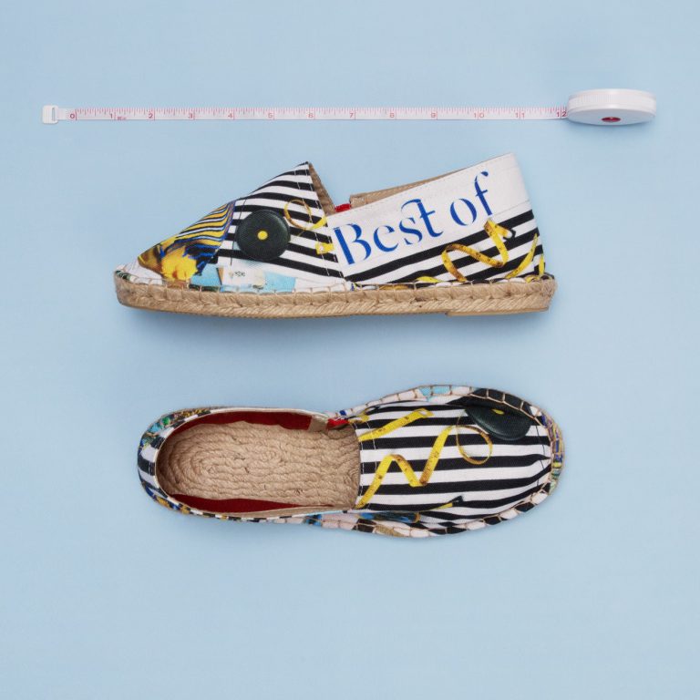 personalised espadrilles product photograph